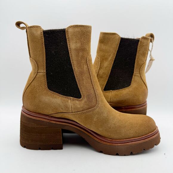 Sofft Womens Jordie Chelsea Boots US 7 M Brown Waterproof Leather Pull On NIB - Picture 5 of 13